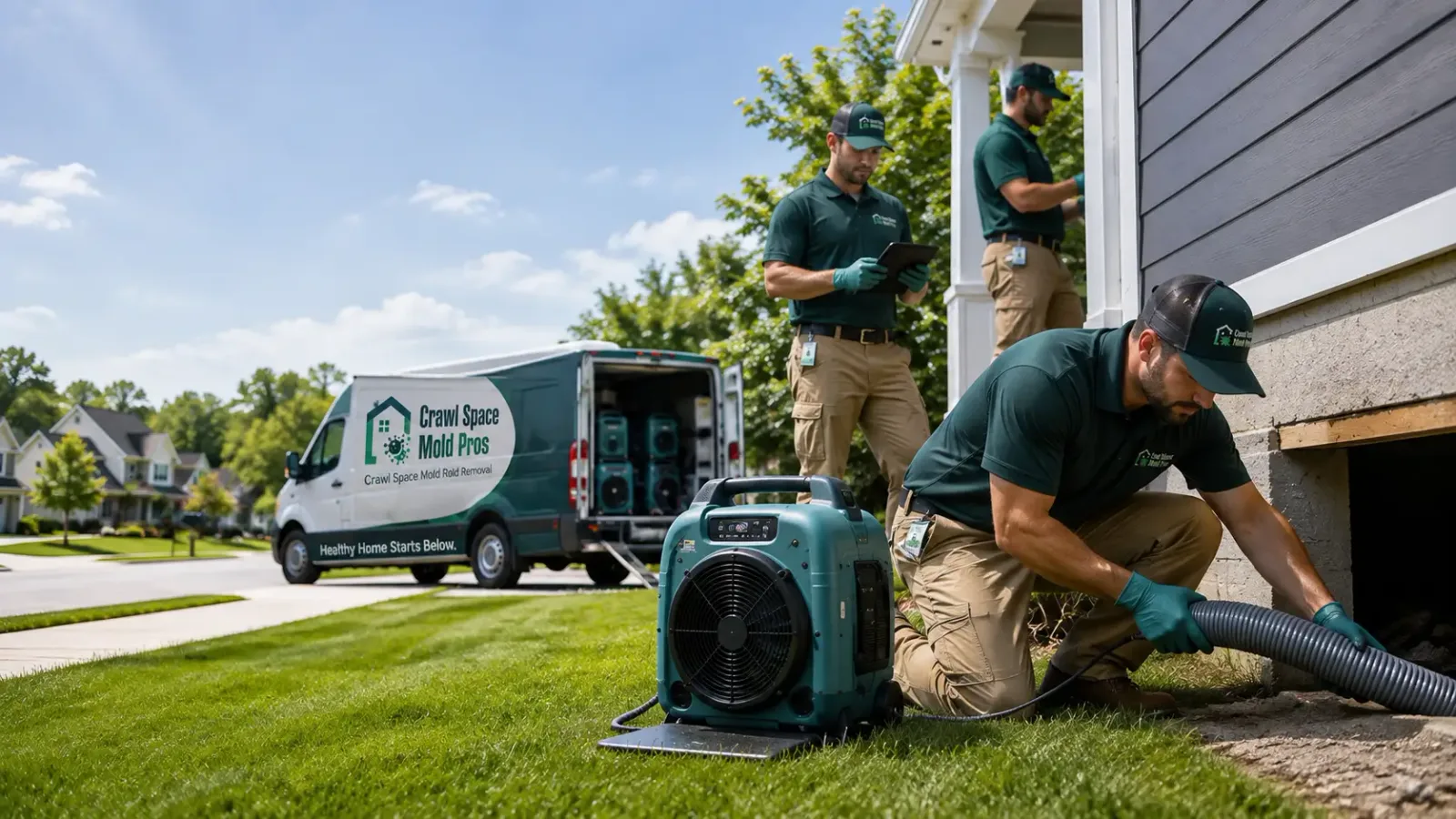 Crawl Space Mold Removal in Mountain Iron, MN